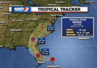 Tropical Storm Nicole will bring impacts to Cape Fear late this week