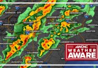 Tornado warning issued for Gaston, Lincoln, Mecklenburg counties
