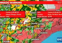 Tornado Warning issued for parts of Harris and Montgomery counties until noon