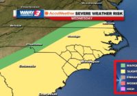 Severe weather risk arrives Wednesday in Cape Fear