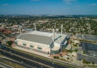 Severe San Antonio thunderstorm and winds result in hail storm inside the Alamodome