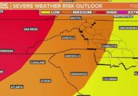 Potential for severe weather across Charlotte area Friday afternoon