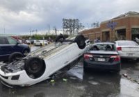 Tornado slams Little Rock, shreds rooftops, flips vehicles