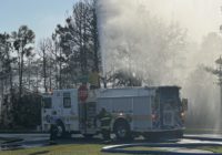 Crews bring Leland woods fire under control; four homes damaged