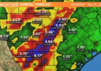 Excessive rainfall will cause flooding hazards this Mother's Day weekend