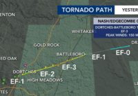 Crews work to clean up destruction left behind by tornado