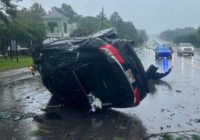 Pregnant SC woman survives car flip during Tropical Storm Idalia