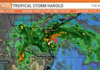 Tropical Storm Harold brings thunderstorms, heavy rain to the San Antonio area