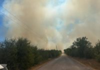 Wildfire burns off Dickerson Road in Caldwell County