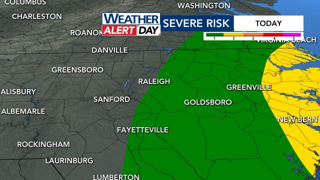 WRAL Weather Alert Day: Severe risk Friday WRAL Weather Alert Day: Severe risk Friday