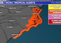Tropical storm warnings issued for Carolina coast as system develops in the Atlantic