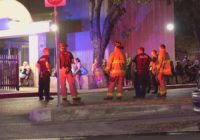 Downtown high-rise building ended up flooding after firefighters battle fire