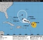 Heavy swells pound northeast Caribbean as Hurricane Lee charges through open waters