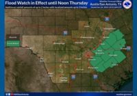 Flash Flood Watch in effect until noon Thursday