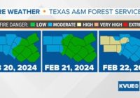 Warm, dry week increases wildfire threat for Hill Country