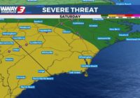 Risk of severe weather arrives to the Cape Fear this weekend