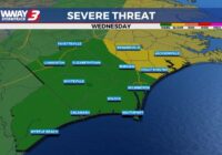 Low-end severe weather threat arriving to Cape Fear Wednesday