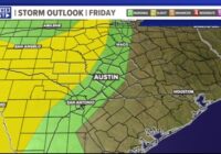 Flood risk and severe weather threat for Central Texas over the weekend