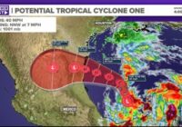 Tropical Storm Alberto likely to form in the Gulf, bringing rain to Central Texas Wednesday