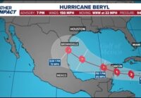 7 P.M. BERYL UPDATE: Hurricane remains a Cat. 4 storm, winds at 150 mph | See latest track