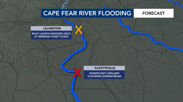 River flooding in the Sandhills updated Aug. 8, 2024