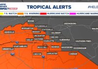 Flash flooding and tornadoes possible today; Helene arrives Friday morning