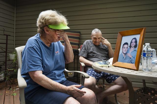 Fori McLean and her husband, Ron McLean, said their son, Drew McLean, is missing from their home, in Black Mountain, N.C., Oct. 3, 2024. The vastness of Helene’s devastation, coupled with a lack of phone and internet service after the storm, has left families unsure of what happened to their loved ones. (Nicole Craine/The New York Times). Fori McLean and her husband, Ron McLean, said their son, Drew McLean, is missing from their home, in Black Mountain, N.C., Oct. 3, 2024. The vastness of Helene’s devastation, coupled with a lack of phone and internet service after the storm, has left families unsure of what happened to their loved ones. (Nicole Craine/The New York Times).