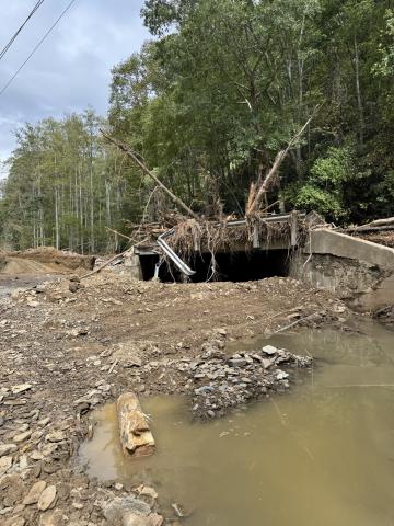 Tropical Storm Helene has left a trail of devastation in the Black Mountain area, with severe flooding that has impacted entire communities. Tropical Storm Helene has left a trail of devastation in the Black Mountain area, with severe flooding that has impacted entire communities.