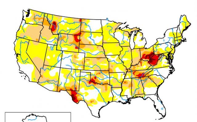 Drought Montior from September 24, 2024 - before Helene's landfall Drought Montior from September 24, 2024 - before Helene's landfall