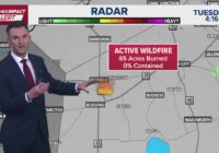 Wildfire contained to 300 acres in northwest Matagorda County
