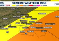 Risk of severe weather across Charlotte area on Friday