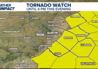 Weather Impact Alert | Tornado Watch in effect for some Central Texas counties, canceled for others