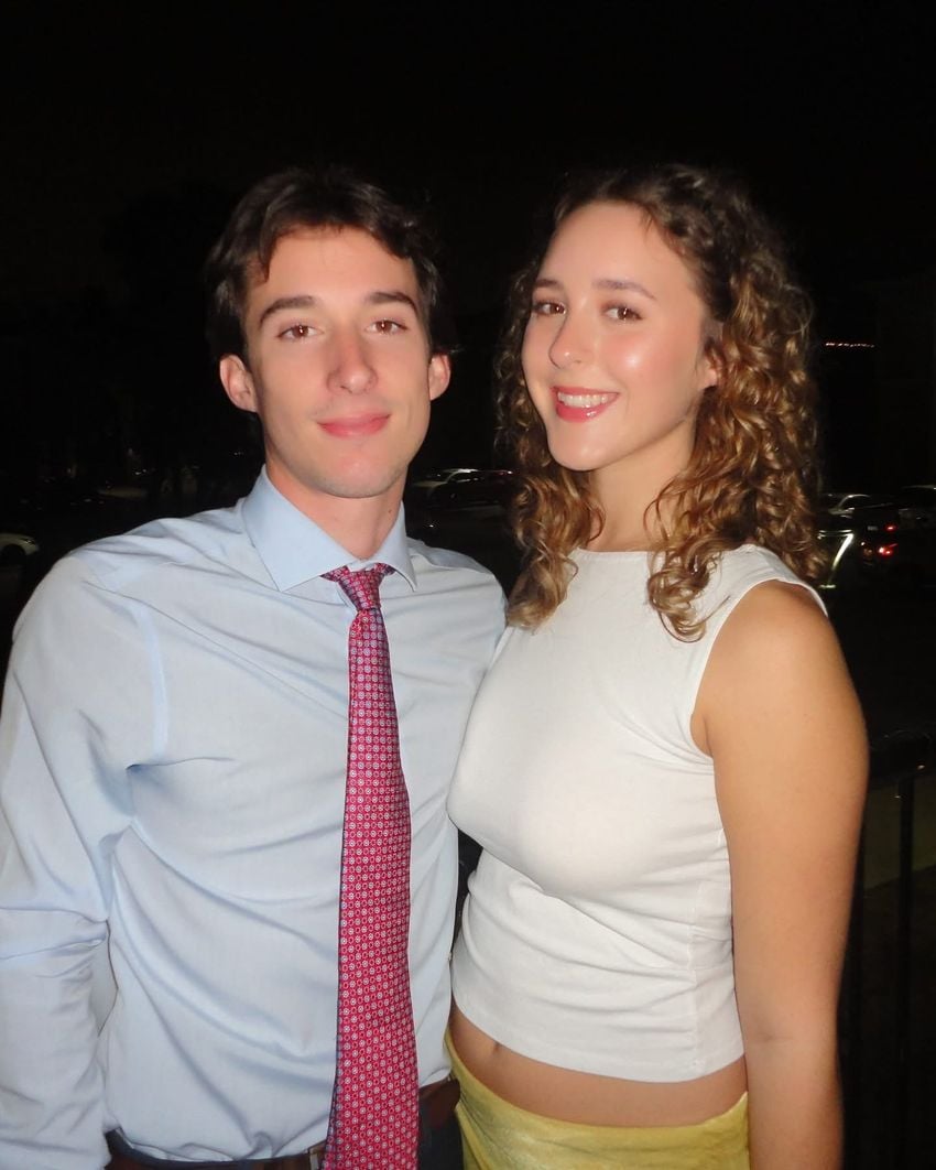 Ella Rose Cahill, right, and Aidan Heartfield, dressed as Carrie Bradshaw and Mr. Big from one of Ella’s favorite shows Sex And The City this past Halloween. “It was such a fun night filled with so much laughter and sweet memories,” Ella’s roommate said.