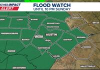 Flood Watch extended to 10 pm Sunday night; minor flood concerns early this week