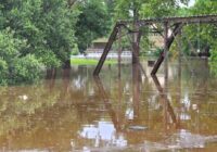 Historic flooding closes roads and leaves people trapped in homes in San Saba, Texas