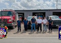 Northeast Midland, West Odessa Volunteer Fire Departments responding to flooding issues in Ingram, Texas