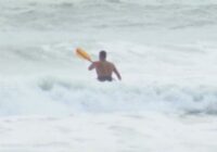 Hurricane Erin brings high waves to Wrightsville Beach