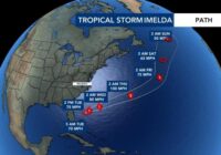 Latest: Tropical Storm Imelda will pull away from East Coast, expected to become a hurricane